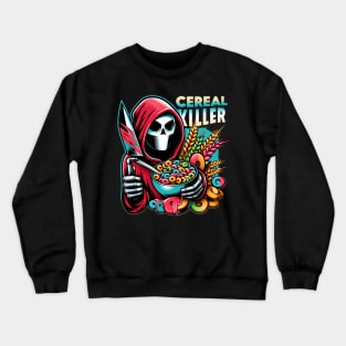 Cereal Killer Masked Men Crewneck Sweatshirt